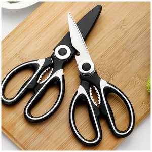 Planet Gates 1pc BBQ Scissors, Sharp Kitchen Scissors, Stainless Steel Multipurpose Shears For Meat Cutting, Kitchen Supplies