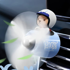 Planet Gates 1pc Bear Pilot Design Car Air Freshener, Car Interior Accessories, Car Air Vent Aroma Diffuser Clip, Car Air Vent Decoration Clip