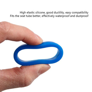 Planet Gates 1Pc Bicycle Seat Post Rubber Ring Dust Cover Cycling Silicone Waterproof Mountain Bike Seatpost Protective Gear Bike Accessories