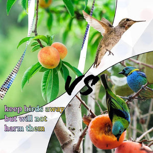 Planet Gates 1pc, Bird Scare Tape Bird Scare Repellent Flash Tape Reflective Holographic Double Sided Pigeon Scare Tape For Scaring Birds Away For Woodpeckers Gulls Crows Starlings Swallows