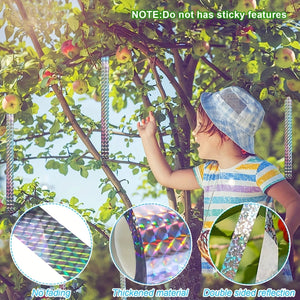 Planet Gates 1pc, Bird Scare Tape Bird Scare Repellent Flash Tape Reflective Holographic Double Sided Pigeon Scare Tape For Scaring Birds Away For Woodpeckers Gulls Crows Starlings Swallows