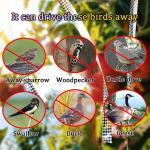 Planet Gates 1pc, Bird Scare Tape Bird Scare Repellent Flash Tape Reflective Holographic Double Sided Pigeon Scare Tape For Scaring Birds Away For Woodpeckers Gulls Crows Starlings Swallows