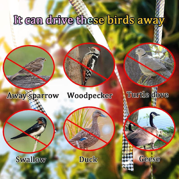 Planet Gates 1pc, Bird Scare Tape Bird Scare Repellent Flash Tape Reflective Holographic Double Sided Pigeon Scare Tape For Scaring Birds Away For Woodpeckers Gulls Crows Starlings Swallows