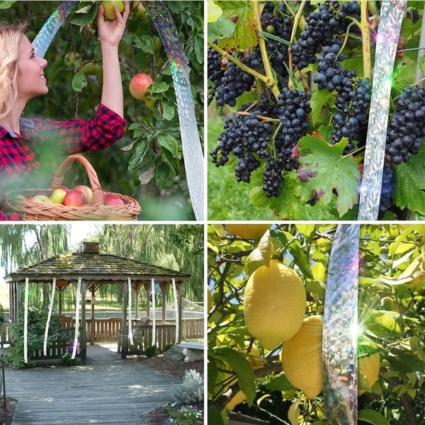 Planet Gates 1pc, Bird Scare Tape Bird Scare Repellent Flash Tape Reflective Holographic Double Sided Pigeon Scare Tape For Scaring Birds Away For Woodpeckers Gulls Crows Starlings Swallows