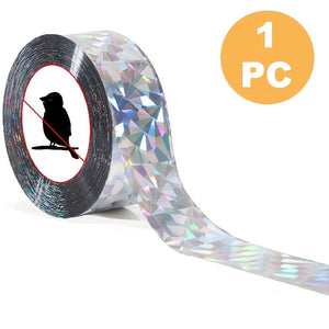 Planet Gates 1pc, Bird Scare Tape Bird Scare Repellent Flash Tape Reflective Holographic Double Sided Pigeon Scare Tape For Scaring Birds Away For Woodpeckers Gulls Crows Starlings Swallows