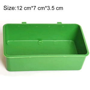 Planet Gates 1pc Bird Water Bath Tub Pet Bird Bowl Parrots Parakeet Birdbath Cage Hanging Small Parrot Cage Pet Bird Cage Accessories