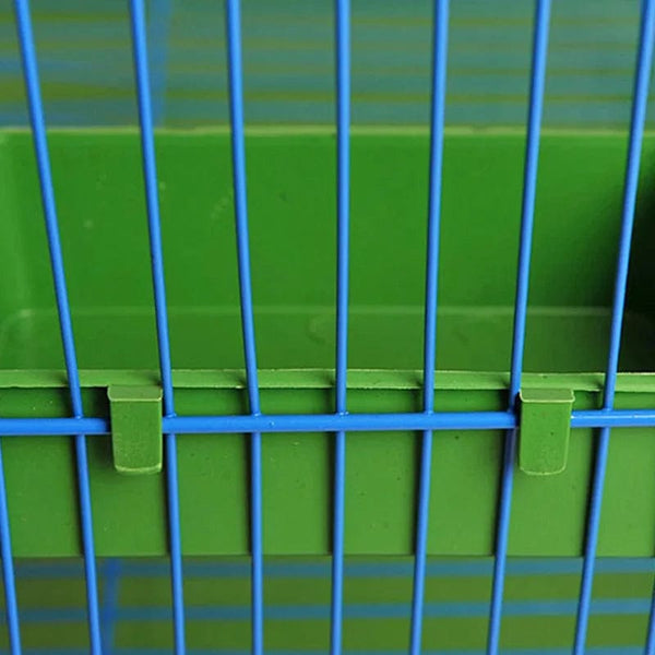 Planet Gates 1pc Bird Water Bath Tub Pet Bird Bowl Parrots Parakeet Birdbath Cage Hanging Small Parrot Cage Pet Bird Cage Accessories