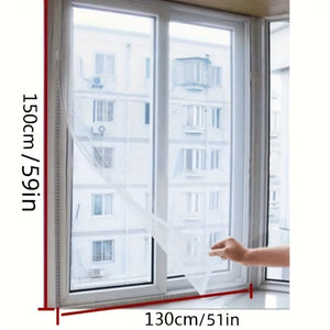 Planet Gates 1pc / Black 1pc, Insect Fly Screen Curtain Mesh Bug Mosquito Netting Door Window Protector Indoor And Outdoor Insect Traps, Indoor Outdoor House Kitchen Plants Trees Flying Insects, Pest Control