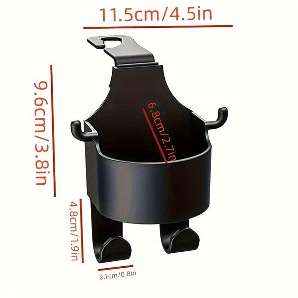 Planet Gates 1pc black 1pc Multifunctional Car Hook Water Cup Holder Storage Box Seat Back Mobile Phone Beverage Water Cup Holder Storage Car Storage Box