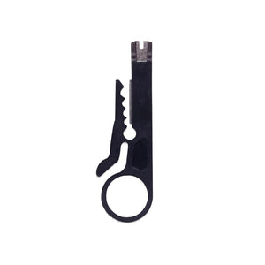 Planet Gates 1pc black / CHINA 1PC Mini Pocket Portable Wire Stripper Knife Crimper Pliers Crimping Tool Cable Stripping Wire Cutter Crimpatrice Tool Parts