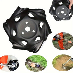 Planet Gates 1pc Black Weeding Tray 1pc Weeding Tray Lawn Mower Blade General Purpose Dragon Claw Tray Garden Tool Accessories Weed Brush Cutting For Lawn Mower, Black