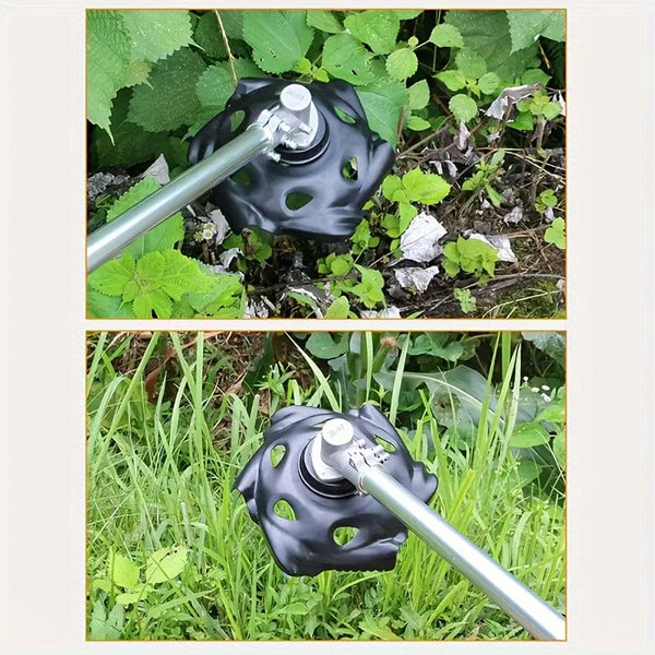 Planet Gates 1pc Black Weeding Tray 1pc Weeding Tray Lawn Mower Blade General Purpose Dragon Claw Tray Garden Tool Accessories Weed Brush Cutting For Lawn Mower, Black