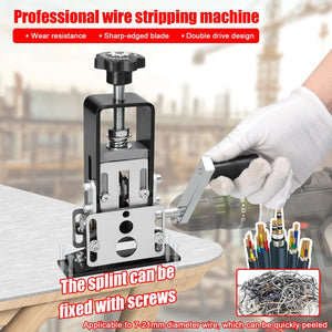 Planet Gates 1PC Blade ONLY Portable Wire Stripper Manual Wire Stripping Tool 1-25mm Cable Electric Peeling Machine with Hand Crank Hand Electric Drill