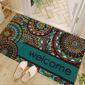 Planet Gates 1pc Bohemian Stylish Doormat, Retro Pattern Carpet, Machine Washable Rug, Suitable For Home Decor Room Accessories Bedroom Living Room Reading Room Bedside Accessories
