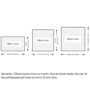 Planet Gates 1pc Boho Floral Tufted Decorative Throw Pillow Cover - Embroidered Cotton Cushion Cover for Couch, Sofa, and Bed - Soft and Stylish