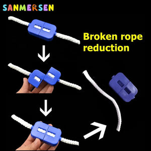 Planet Gates 1PC Broken Rope Restoration Close-up Magic Trick Children's Novelty Prop Toy Finger Easy Operate Kids Street Magician Tricks