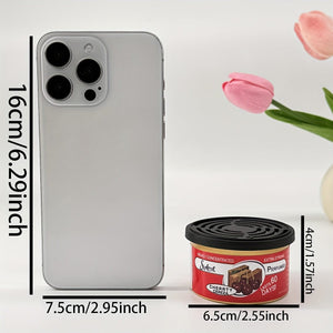 Planet Gates 1pc Car Air Freshener Jar, Jasmine/ Strawberry/ Bubble Gum/ Vanilla Cherry Aroma Diffuser, Car Interior Accessories