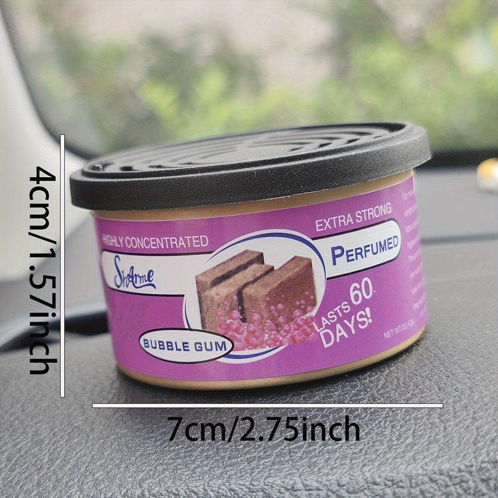 Planet Gates vanilla 1pc Car Air Freshener Jar, Jasmine/ Strawberry/ Bubble Gum/ Vanilla Cherry Aroma Diffuser, Car Interior Accessories