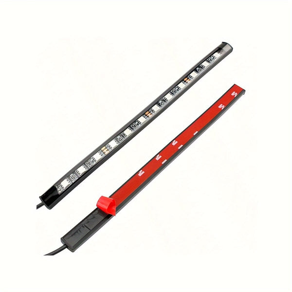 Planet Gates 1pc Car Atmosphere Light, Wireless Remote Control RGB Foot Light, 48LED APP Adjustable Color Atmosphere Light, 4 In 1 Music Light