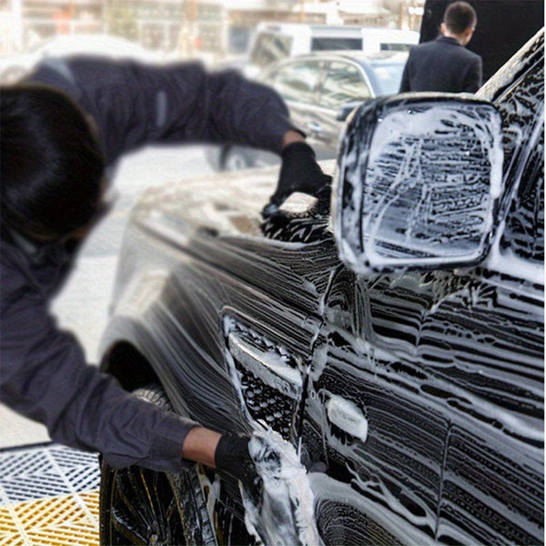 Planet Gates 1pc Car Brush Cleaner Wool Soft Gloves 15*23cm For Car Cleaning