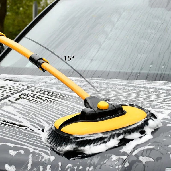 Planet Gates 1pc Car Cleaning Brush Car Wash Brush Telescoping Long Handle Cleaning Mop Chenille Broom Auto Accessories Microfiber Adjustable Length Car Clean Brush