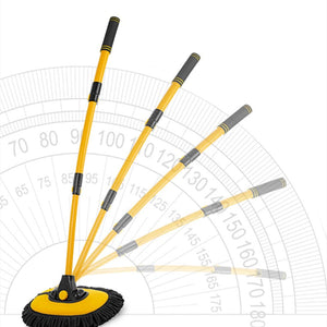 Planet Gates 1pc Car Cleaning Brush Car Wash Brush Telescoping Long Handle Cleaning Mop Chenille Broom Auto Accessories Microfiber Adjustable Length Car Clean Brush