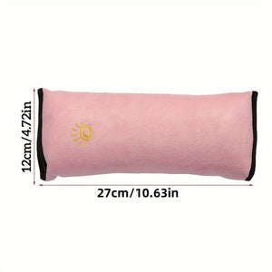 Planet Gates 1pc Car Seat Belt Cover With Cartoon Cute Insurance Shoulder Cover Lengthened And Thickened Plush Anti-strangle Sleeping Pillow