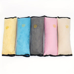 Planet Gates 1pc Car Seat Belt Cover With Cartoon Cute Insurance Shoulder Cover Lengthened And Thickened Plush Anti-strangle Sleeping Pillow