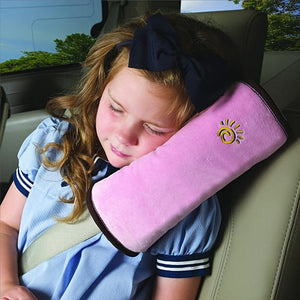 Planet Gates 1pc Car Seat Belt Cover With Cartoon Cute Insurance Shoulder Cover Lengthened And Thickened Plush Anti-strangle Sleeping Pillow