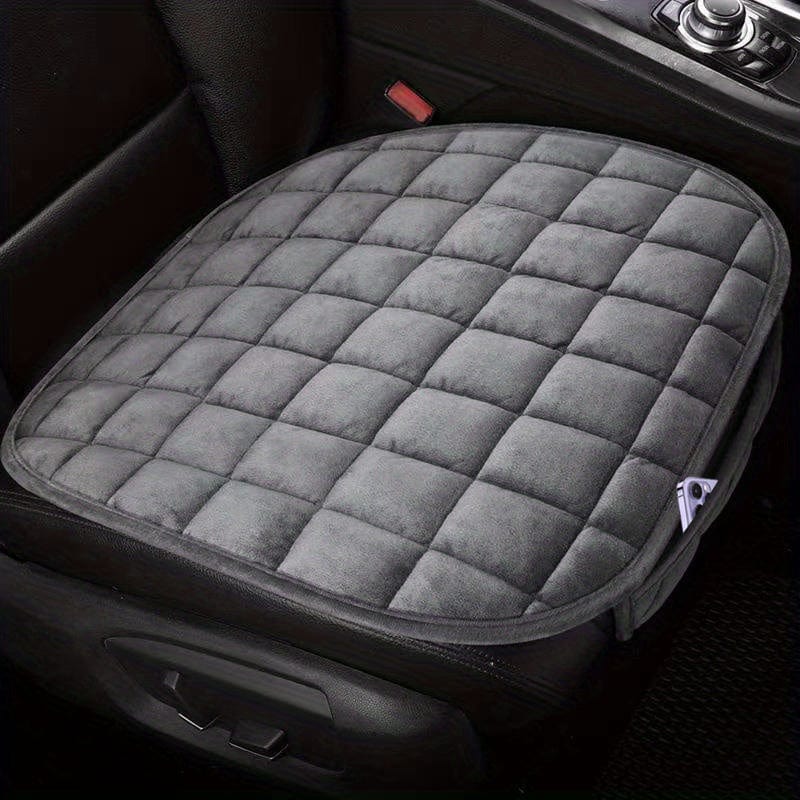 Planet Gates 1pc Car Seat Cushion, Premium Comfort Memory Silk Wadding, Non-Slip Rubber Bottom With Storage Pouch, Car Seat Pad Universal