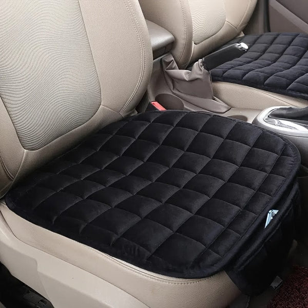 Planet Gates 1pc Car Seat Cushion, Premium Comfort Memory Silk Wadding, Non-Slip Rubber Bottom With Storage Pouch, Car Seat Pad Universal