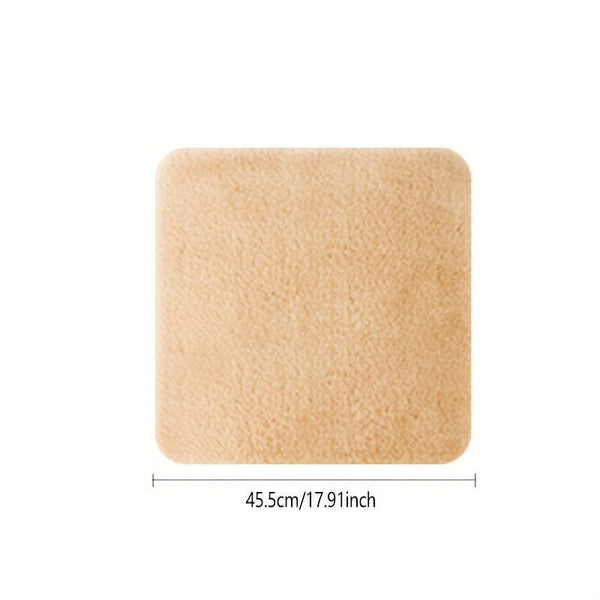 Planet Gates 1pc Car Seat Cushion Winter Plush Winter Warmth Thick Wool Square Cushion, Soft Wool Faux Rabbit Fur Auto Seat Covers