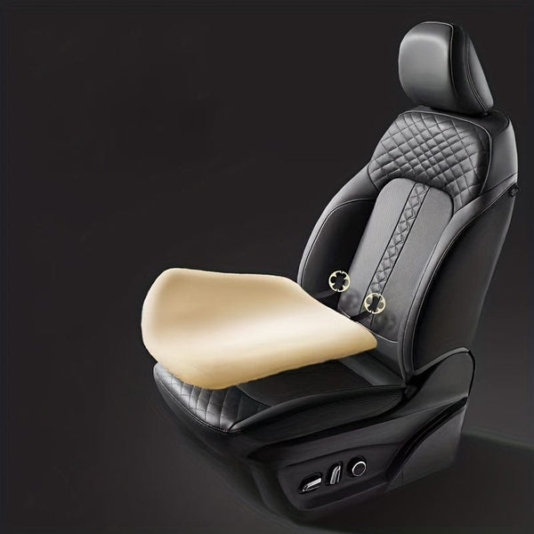 Planet Gates 1pc Car Seat Cushion Winter Plush Winter Warmth Thick Wool Square Cushion, Soft Wool Faux Rabbit Fur Auto Seat Covers