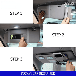 Planet Gates 1pc Car Sun Visor Card Organizer Holder Business Card Holder Car Pocket Organizer CD DVD Organizer Storage Box Sunglasses Clip Stowing Car Accessories