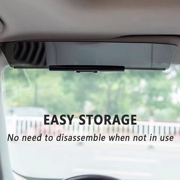 Planet Gates 1pc Car Sun Visor, Universal Anti-glare Car Sun Visor, Extension Sun Visor, Prevents Miscellaneous Light, Snow Blindness And UV Rays