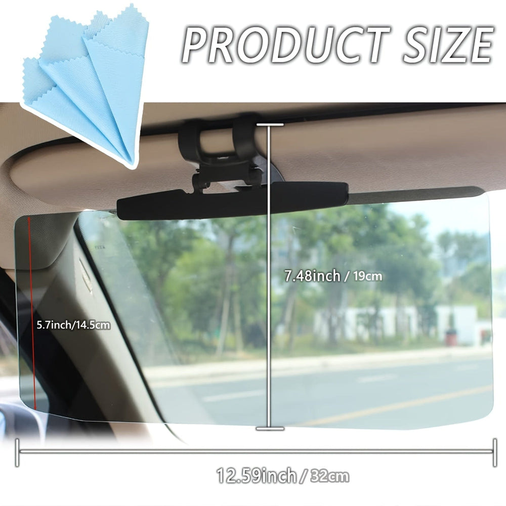 Planet Gates 1pc Car Sun Visor, Universal Anti-glare Car Sun Visor, Extension Sun Visor, Prevents Miscellaneous Light, Snow Blindness And UV Rays
