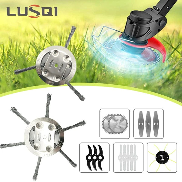 Planet Gates 1pc / CHINA LUSQI Lithium Lawn Mower Head Universal Grass Trimmer Head Removal Of Weed Brushcutter Power Tools Parts For Home Garden