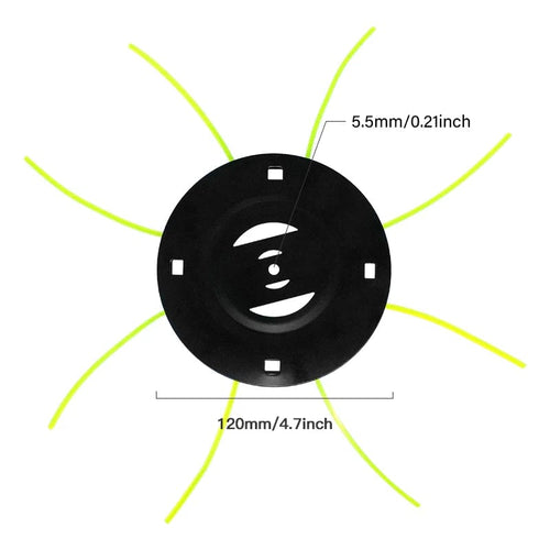 Planet Gates 1pc / CHINA LUSQI Lithium Lawn Mower Head Universal Grass Trimmer Head Removal Of Weed Brushcutter Power Tools Parts For Home Garden