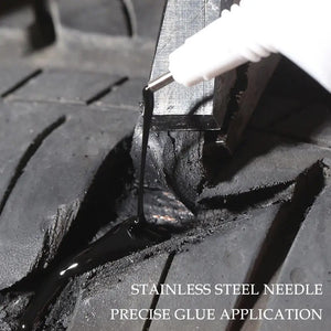 Planet Gates 1pc / China Tire Repair Glue Liquid Strong Rubber Glues Black Rubber Wear-resistant Non-corrosive Adhesive Instant Strong Bond For Leather