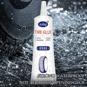 Planet Gates 1pc / China Tire Repair Glue Liquid Strong Rubber Glues Black Rubber Wear-resistant Non-corrosive Adhesive Instant Strong Bond For Leather