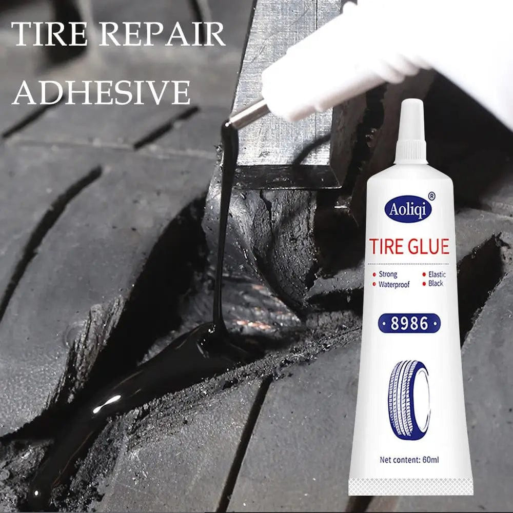 Planet Gates 1pc / China Tire Repair Glue Liquid Strong Rubber Glues Black Rubber Wear-resistant Non-corrosive Adhesive Instant Strong Bond For Leather
