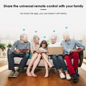 Planet Gates 1pc / CHINA TUYA Smart Home Wifi IR Remote Control Smart WiFi Universal Infrared For TV DVD AUD AC Works With Alexa Google Home Yandex Alice