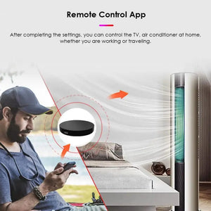 Planet Gates 1pc / CHINA TUYA Smart Home Wifi IR Remote Control Smart WiFi Universal Infrared For TV DVD AUD AC Works With Alexa Google Home Yandex Alice