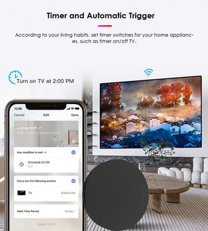 Planet Gates 1pc / CHINA TUYA Smart Home Wifi IR Remote Control Smart WiFi Universal Infrared For TV DVD AUD AC Works With Alexa Google Home Yandex Alice