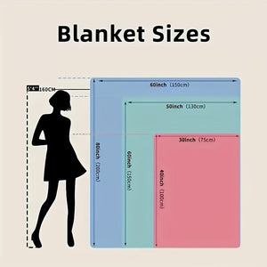 Planet Gates 1pc Christmas Cartoon Element Print Blanket, Flannel Blanket, Soft Warm Throw Blanket Nap Blanket For Couch Sofa Office Bed Camping Travel, Multi-purpose Gift Blanket For All Season