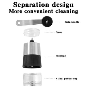 Planet Gates 1pc / CN Mini Manual Coffee Grinder Portable Mill Pepper Grinder Ceramic Core Removable Washable for Outdoor Italian Coffee Machine