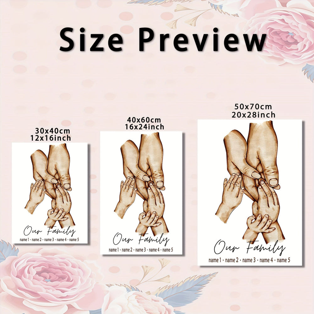 Planet Gates 1pc Customizable Unframed Poster, Personalized Family Member Name Poster Ideal Gift For Bedroom Living Room Corridor, Wall Art, Wall Decor, Winter Decor, Wall Decor, Room Decoration