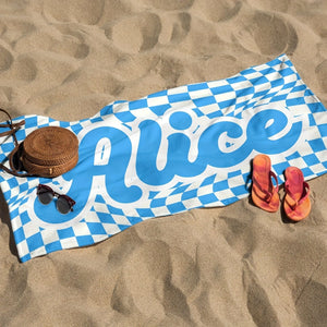 Planet Gates 1pc Customized Beach Towel, Absorbent Beach Towel, Large Summer Beach Blanket, Gift For Beach Pool Party, Beach Essentials