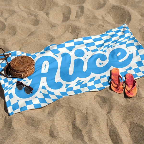 Planet Gates 1pc Customized Beach Towel, Absorbent Beach Towel, Large Summer Beach Blanket, Gift For Beach Pool Party, Beach Essentials