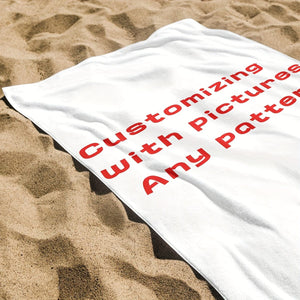 Planet Gates 1pc Customized Beach Towel, Personalized Beach Blanket, Super Absorbent & Quick-drying Swimming Towel, Suitable For Beach Swimming Outdoor Camping Travel, Ideal Beach Essentials